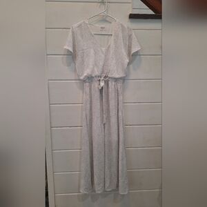 Sienna Sky White Midi Dress